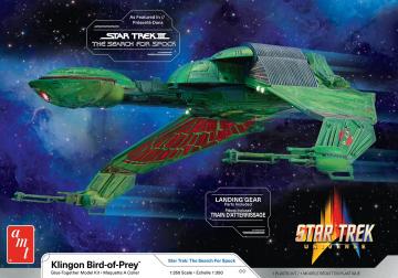Star Trek Klingon Bird of Prey · AMT 1400 ·  AMT/MPC · 1:350