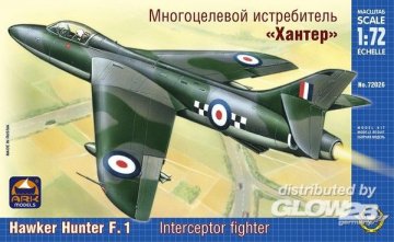 Hawker Hunter F.Mk.1 interceptor · ARK 72026 ·  ARK Models · 1:72