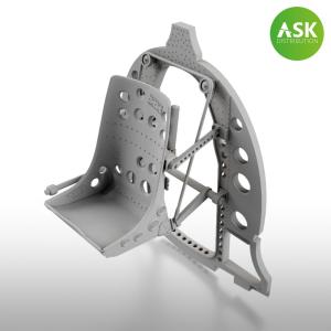 A6M Bulkhead with Seat in MIDDLE position - ASK 3D Print [Eduard] &middot; ASK A48033 &middot;  Art Scale Kit &middot; 1:48