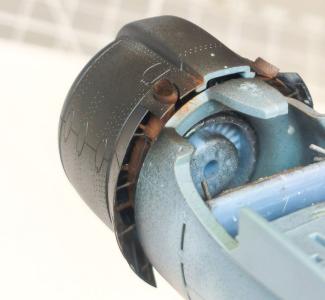 A6M2 Zero open engine cooling flaps with exhausts detail set - ASK 3D print [Eduard] &middot; ASK A48035 &middot;  Art Scale Kit &middot; 1:48