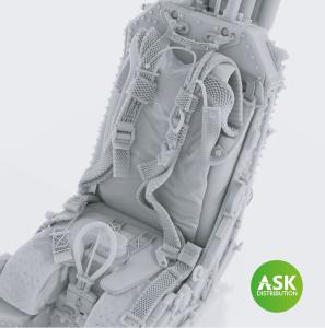 M.B.Type 9B Mk.2 Ejection Seat - with seat belts ASK 3D [Jaguar] GR.1/GR.1A – Airfix &middot; ASK A48060 &middot;  Art Scale Kit &middot; 1:48