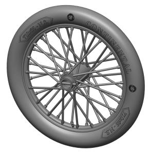 German 710x85 spoked wheels - 1 pair &middot; ASK A72021 &middot;  Art Scale Kit &middot; 1:72
