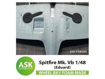 Spitfire Mk.I, Mk.II FOAM flexibel wheel bay mask [Eduard] &middot; ASK F48004 &middot;  Art Scale Kit &middot; 1:48