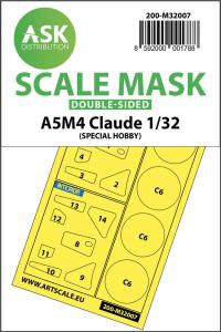 A5M4 Claude - Double-sided express mask [Special Hobby] &middot; ASK M32007 &middot;  Art Scale Kit &middot; 1:32