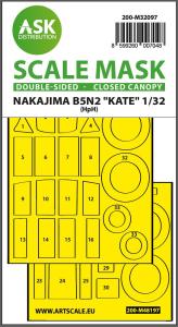 B5N2 Kate closed canopy - double-sided express mask [Infinity] &middot; ASK M32097 &middot;  Art Scale Kit &middot; 1:32