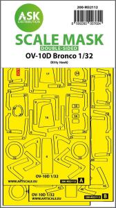 OV-10D Bronco - Double-sided express fit mask [Kitty Hawk] &middot; ASK M32112 &middot;  Art Scale Kit &middot; 1:32