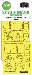 Kamov Ka-29 Helix-B - Double-sided painting mask [Trumpeter] &middot; ASK M35012 &middot;  Art Scale Kit &middot; 1:35