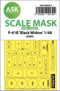 P-61 Black Widow - One-sided [Great Wall Hobby] &middot; ASK M48023 &middot;  Art Scale Kit &middot; 1:48