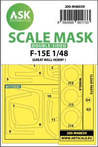 F-15E - Double-sided painting mask [Great Wall Hobby] &middot; ASK M48039 &middot;  Art Scale Kit &middot; 1:48