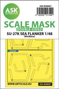 Su-27K Sea Flanker - Double-sided express mask [Minibase] &middot; ASK M48067 &middot;  Art Scale Kit &middot; 1:48