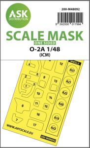 O-2A - One-sided mask self-adhesive pre-cutted [ICM] &middot; ASK M48092 &middot;  Art Scale Kit &middot; 1:48