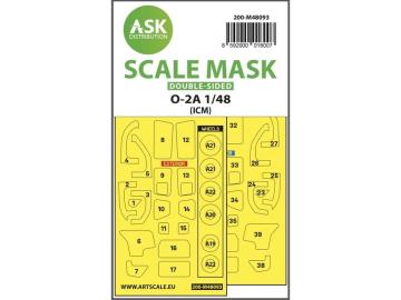 O-2A - Double-sided mask self-adhesive, pre-cutted [ICM] &middot; ASK M48093 &middot;  Art Scale Kit &middot; 1:48