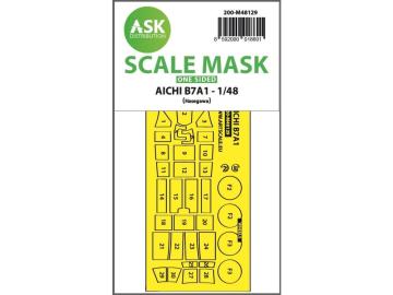 AICHI B7A1 - One-sided express mask [Hasegawa] &middot; ASK M48129 &middot;  Art Scale Kit &middot; 1:48