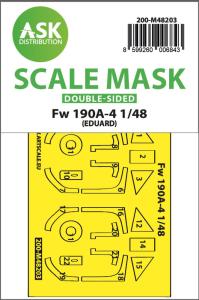 Fw 190A-4 - Double-sided express fit mask [Eduard] &middot; ASK M48203 &middot;  Art Scale Kit &middot; 1:48