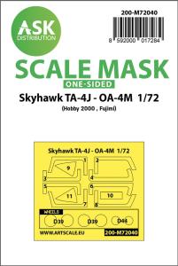 Skyhawk TA-4J - OA-4M - One-sided painting mask [Hobby2000] &middot; ASK M72040 &middot;  Art Scale Kit &middot; 1:72