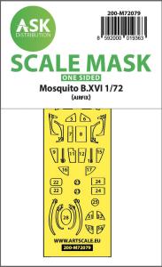 Mosquito B.XVI - One-sided express fit mask [Airfix] &middot; ASK M72079 &middot;  Art Scale Kit &middot; 1:72