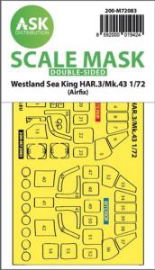 Westland Sea King HAR.3 / Mk.43  - Double-sided express fit mask [Airfix] &middot; ASK M72083 &middot;  Art Scale Kit &middot; 1:72
