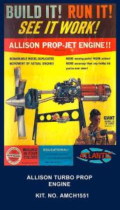 Allison Turbo Prop Motor &middot; ATL 1551 &middot;  Atlantis &middot; 1:10