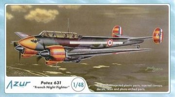 Potez 631 French Night Fighter · AZU A058 ·  Azur · 1:48