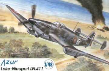 Lorie Nieuport LN.411 &middot; AZU AZU-48 021 &middot;  Azur &middot; 1:48