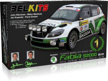 Skoda Fabia S2000 EVO &middot; BLK 004 &middot;  Belkits &middot; 1:24
