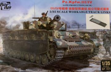 Workable Track Links - Pz.Kpfw.III/IV Late(40cm) · BM BP001 ·  Border Model · 1:35