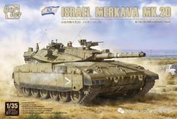 Israel Merkava Mk.2D w/ Full Interior & Workable Tracks &middot; BM BT037 &middot;  Border Model &middot; 1:35