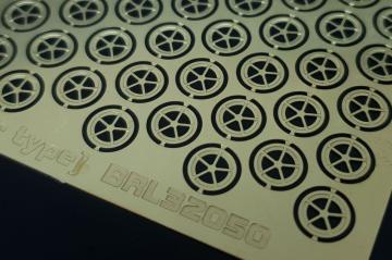 Tie down points (star type) &middot; BRN L32050 &middot;  Brengun &middot; 1:32