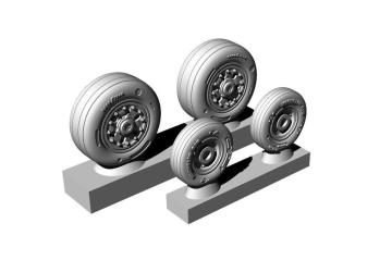 F/A-18 C/D wheel set · BRN L72263 ·  Brengun · 1:72