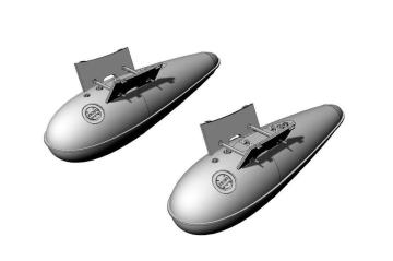 US 110 gal drop tank (2pcs) · BRN L72270 ·  Brengun · 1:72