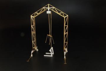 German airfield portal crane &middot; BRN S48004 &middot;  Brengun &middot; 1:48