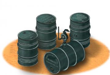 German WWII 200L Oil Drums · BRON AB3575 ·  Bronco Models · 1:35