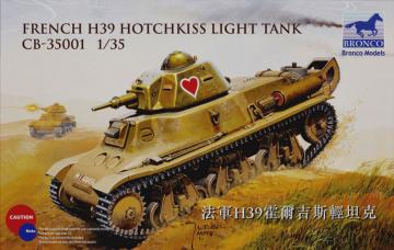 French H39 Hotchkiss light tank · BRON CB35001 ·  Bronco Models · 1:35