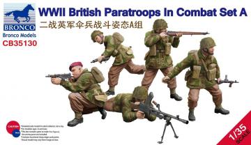 WWII British Paratroops in Combat Set A &middot; BRON CB35130 &middot;  Bronco Models &middot; 1:35