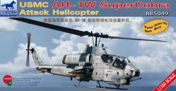 USMC AH-1W Super Cobra Attack Helicopter &middot; BRON NB5049 &middot;  Bronco Models &middot; 1:350