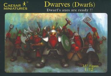 Dwarves (Dwarfs) Dwarfs axes are ready!! · CAE F101 ·  Caesar Miniatures · 1:72