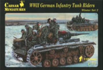 WWII German Infantry Tank Riders · CAE H079 ·  Caesar Miniatures · 1:72