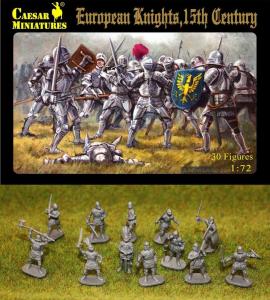 European Knights, 15th century · CAE H091 ·  Caesar Miniatures · 1:72