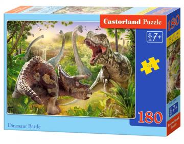 Dinosaur Battle - Puzzle - 180 Teile · CAS 018413 ·  Castorland