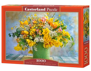 Spring Flowers in Green Vase - Puzzle - 1000 Teile · CAS 1045672 ·  Castorland