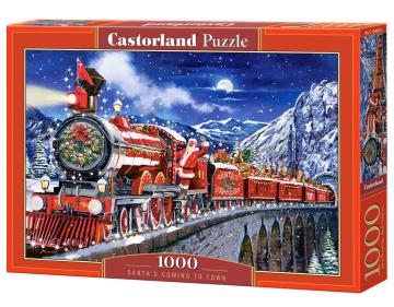 Santas coming to Town - Puzzle - 1000 Teile · CAS 1048332 ·  Castorland