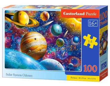 Solar System Odyssey - Puzzle - 100 Teile · CAS 111077 ·  Castorland