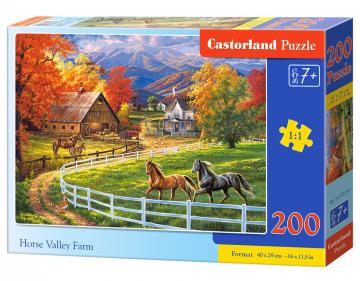 Horse Valley Farm - Puzzle - 200 Teile · CAS 222124 ·  Castorland