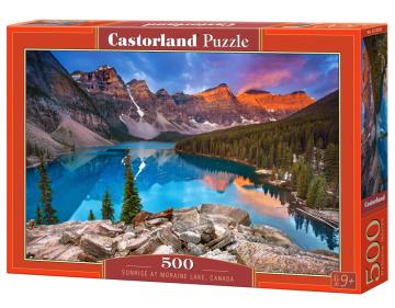 Sunrise at Moraine Lake,Canada - Puzzle - 500 Teile · CAS 53001 ·  Castorland