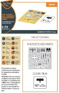 A5M Claude (all versions) - PE Parts [Clear Prop]  &middot; CP A72017 &middot;  Clear Prop &middot; 1:72