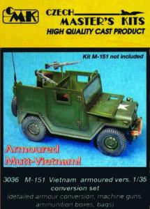 M-151 Vietnam Armoured version - Conversion set · CMK 03036 · CMK · 1:35 M-151 Vietnam Armoured version - Conversion set · CMK 03036 · CMK · 1:35