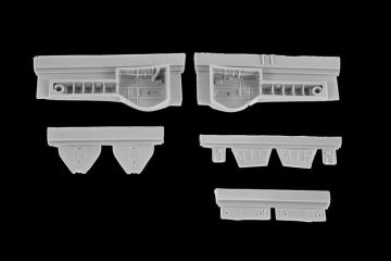 N1K2-J Shiden Kai (George) - Undercarriage set · CMK 4377 ·  CMK · 1:48