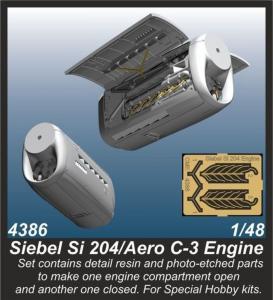 Siebel Si 204/Aero C-3 - Engine &middot; CMK 4386 &middot;  CMK &middot; 1:48