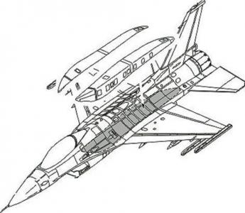 F-16C Conformal Fuel Tank - Armament set [Academy] · CMK 7159 ·  CMK · 1:72