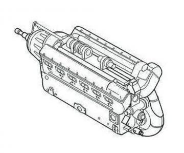 DB 603 - German aircraft engine &middot; CMK 7164 &middot;  CMK &middot; 1:72